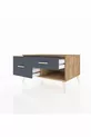 Commode Kronos 2 tiroirs Pin-Pin/Anthracite