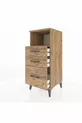 Hyperion Nightstand Single Shelf 3-Drawer Pine-Pine