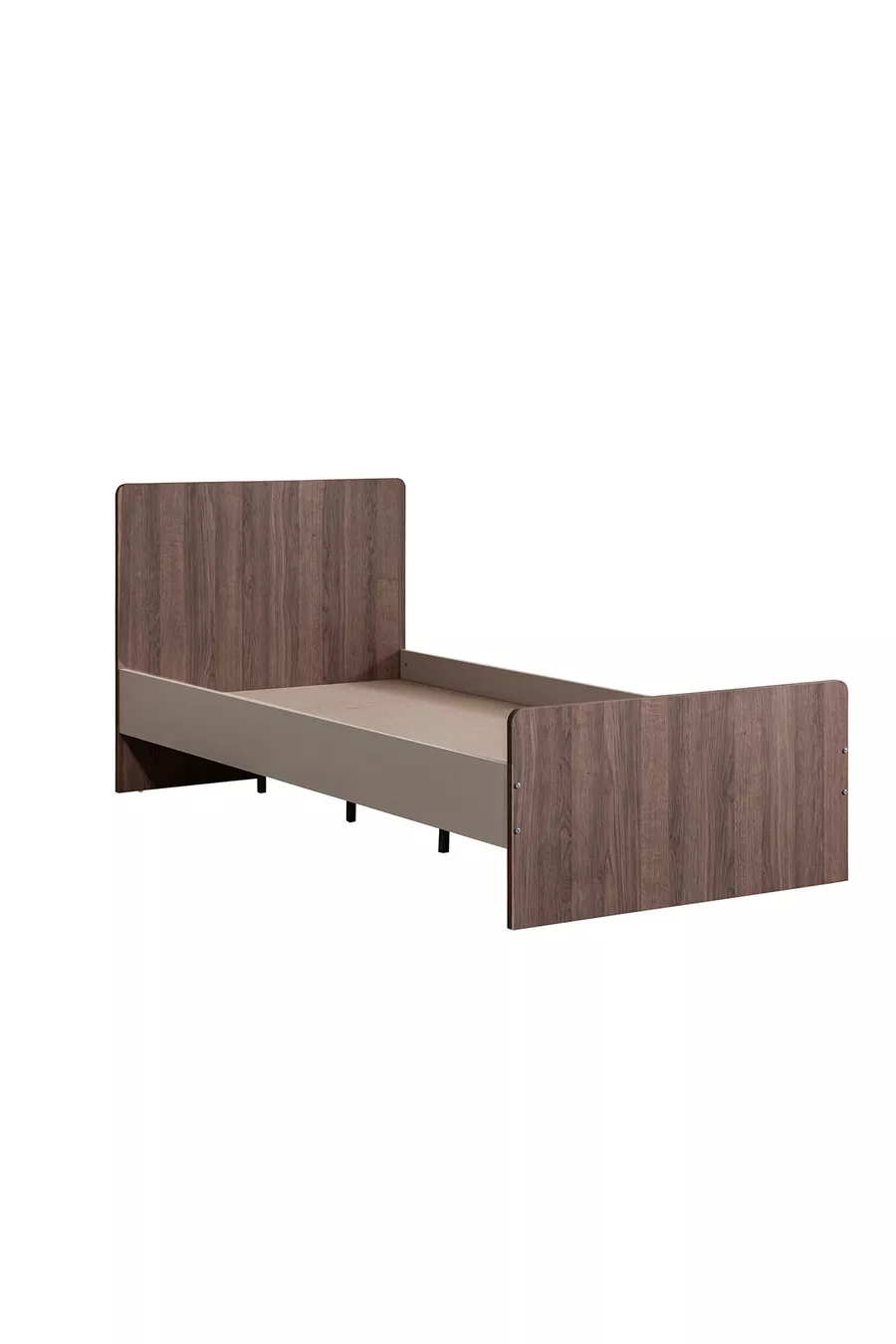 Bunk Bed, Milano Youth Room Set Bunk Bed with Cabinet, 3-Door Wardrobe, 2 Comfort Mattresses