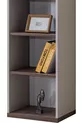 Camera da letto giovane Milano - Armadio a 3 ante con specchio, Letto, Comodino, Scrivania, Cassettiera, Libreria