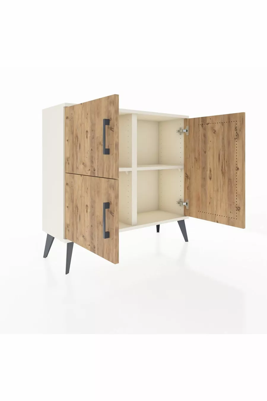 Arges Dressoir 2 Planken 3 Deuren Maansteen-Hout/Maansteen