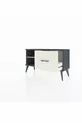 Arges Dresser Single Shelf Single Drawer Anthracite-Pine/Ayataş