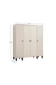 ENSEMBLE LIT SUPERPOSÉ 4 PLACES STORY AVEC ARMOIRE