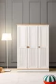 Lits superposés, Ensemble chambre d'enfant Zenit avec lit superposé + armoire à trois portes