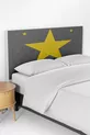 Housse de tête de lit pour enfant avec motif étoile jaune