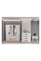 ENSEMBLE DE ARMOIRES DE CHAMBRE JEUNE AVANOS, 4 PORTES, GM