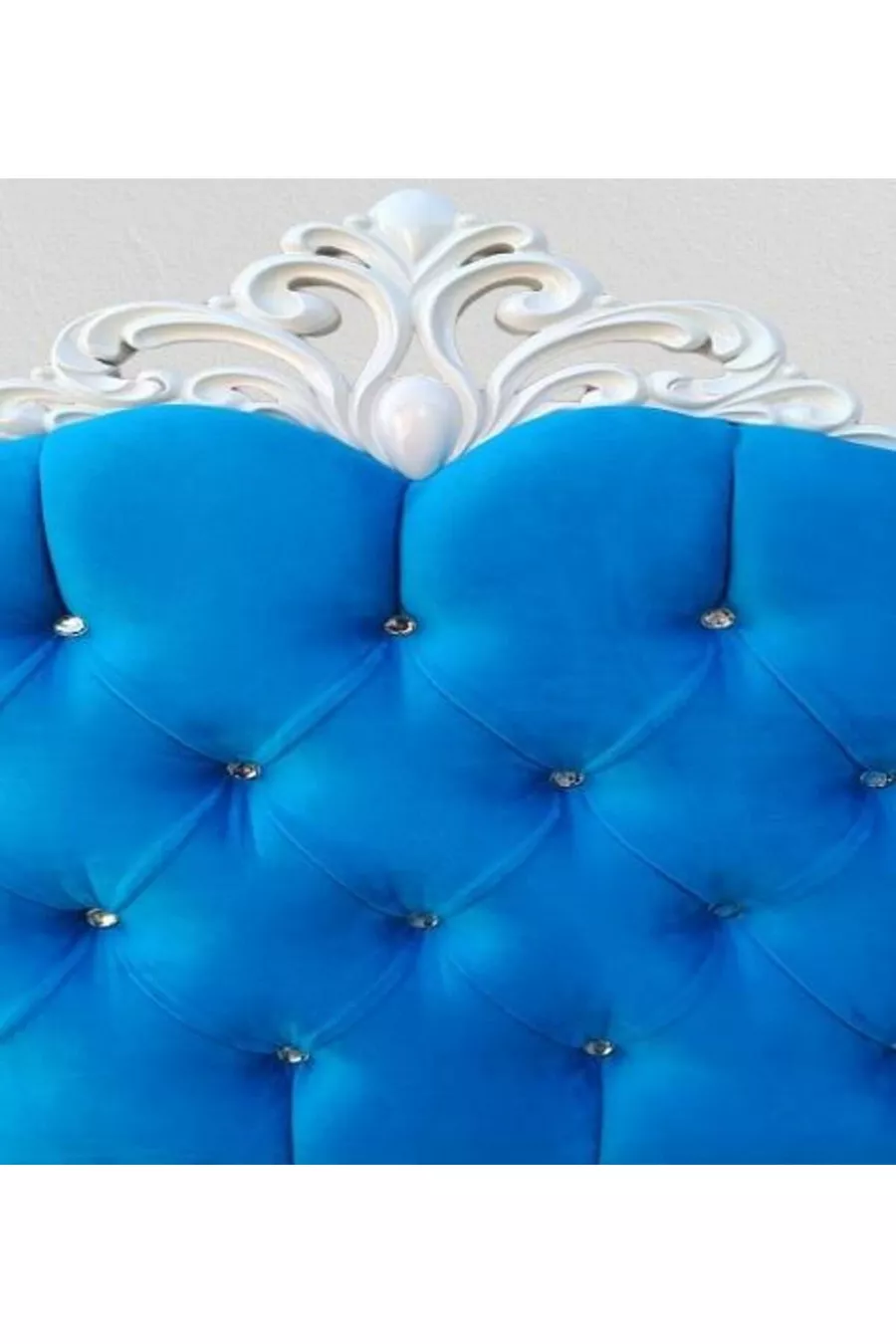 Titel DK Tweepersoons Avangard Turquoise Baby Face Stof Volledige Quilt
