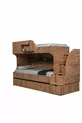 Letto a castello, Letto a castello Aura con lettino - 3 materassi comfort