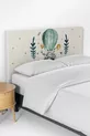 Housse de tête de lit pour chambre d'enfant avec motif ballon volant et éléphant