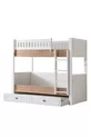 Кровать-чердак, шкаф Zenit Yavrulu с 3 дверцами, 2 матраса Comfort