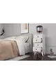 WHITE NIGHTSTAND WITH DRAWERS -C