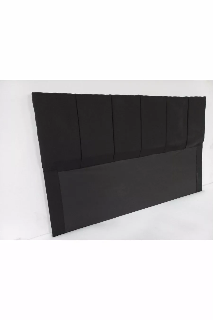 Basis Bed Hoofdeinde Split-linnen Zwart