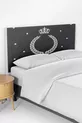 Housse de tête de lit pour chambre d'enfant avec motif corne d'abondance en anthracite