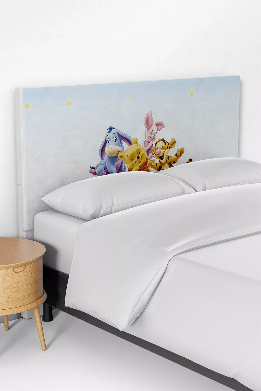 Housse de tête de lit et sommier à motif Winnie l'Ourson