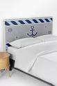Sailor Pattern Kids' Room Bed Base Headboard Cover