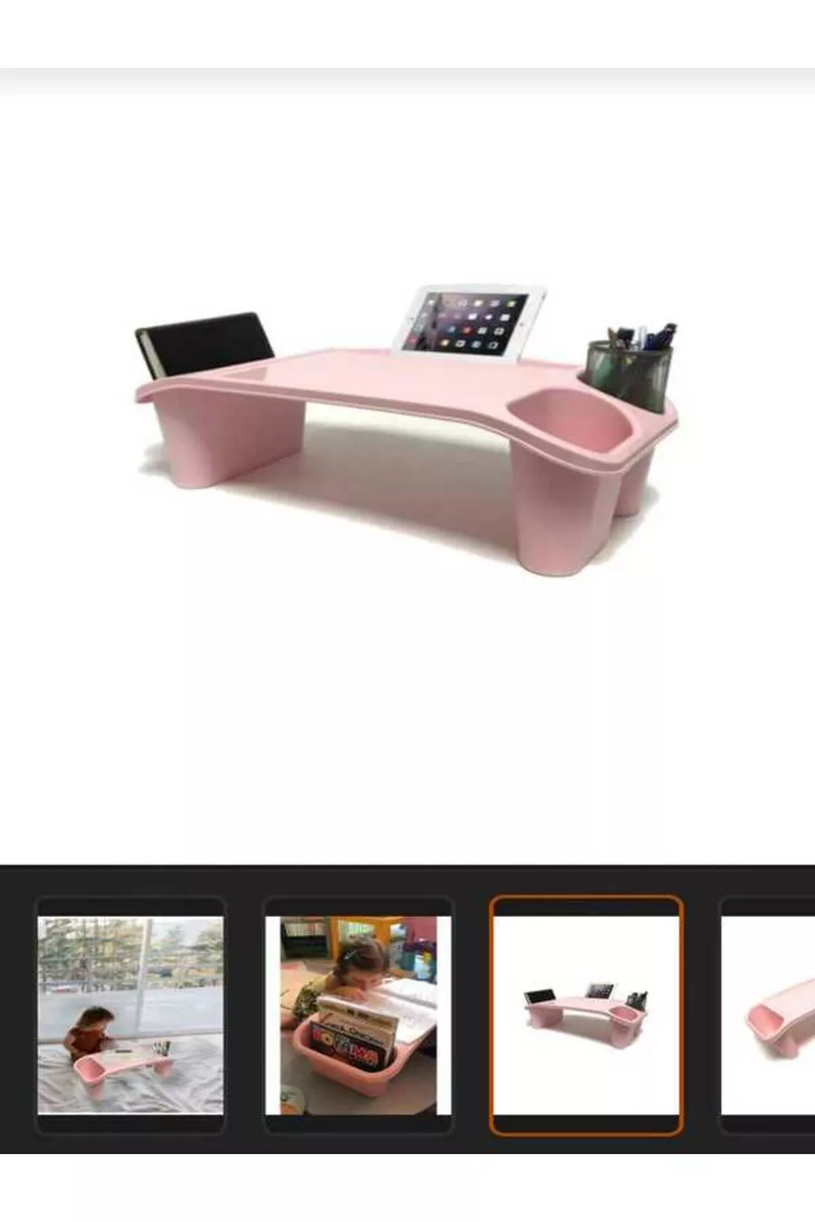 KINDER HOBBYTAFEL SPEELTAFEL TABLET BRIL. ROZE