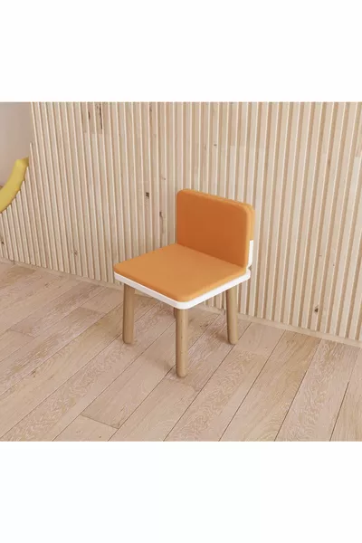 Child Chair, Children's Seat, Wooden Chair, Montessori Chair with Cover