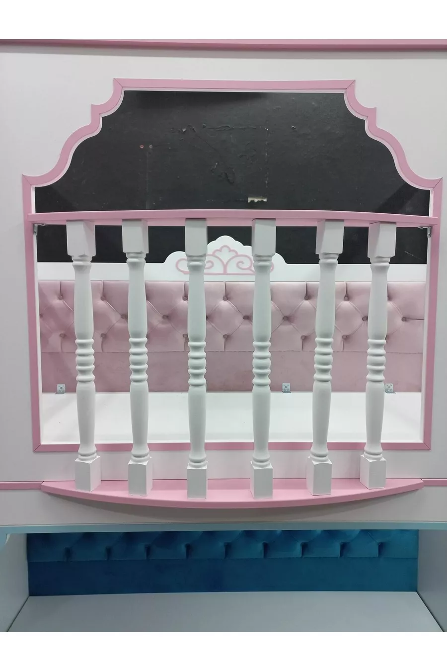 Lit superposé princesse avec balcon