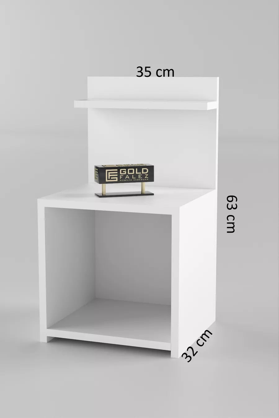 Étagère de chevet Armoire de salon de bureau Blanche **