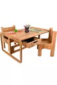 Table de jeux et d'activités pour enfants - Table de travail et de pâte à modeler - 2 chaises - MDF - x x cm