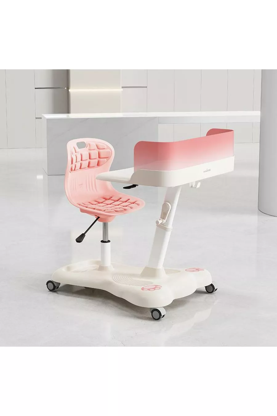 Plus Mobil Çalışma masası Pembe