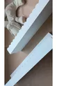 Witte Montessori kinder- en babykamer boekenkast wandplank, kameraccessoire (mat wit / en cm)