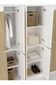 Armoire Poy à 6 portes -  cm H,  cm L - Armoire pour chambre d'enfant et chambre à coucher