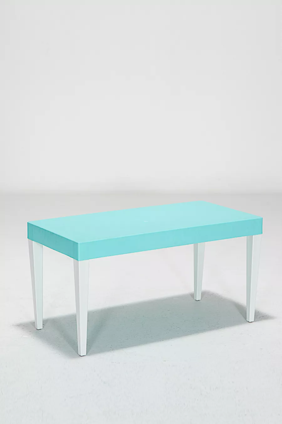 Table d'enfant junior rectangulaire ergonomique et confortable pour école maternelle - Turquoise