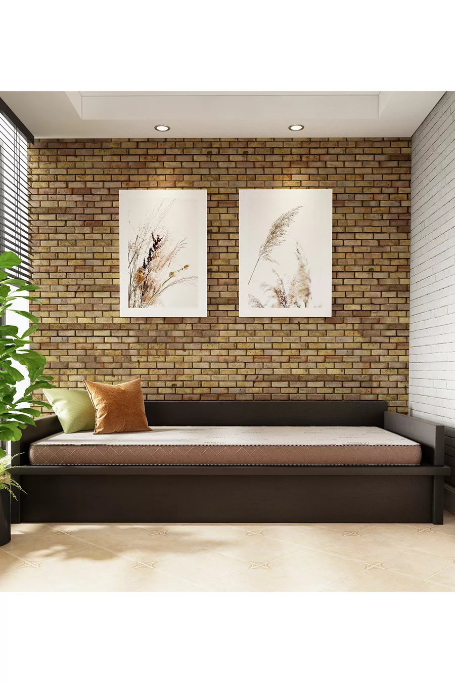 Matelas en mousse, Matelas en mousse orthopédique en bambou, cm, Coussin de sol, Coussin de balcon
