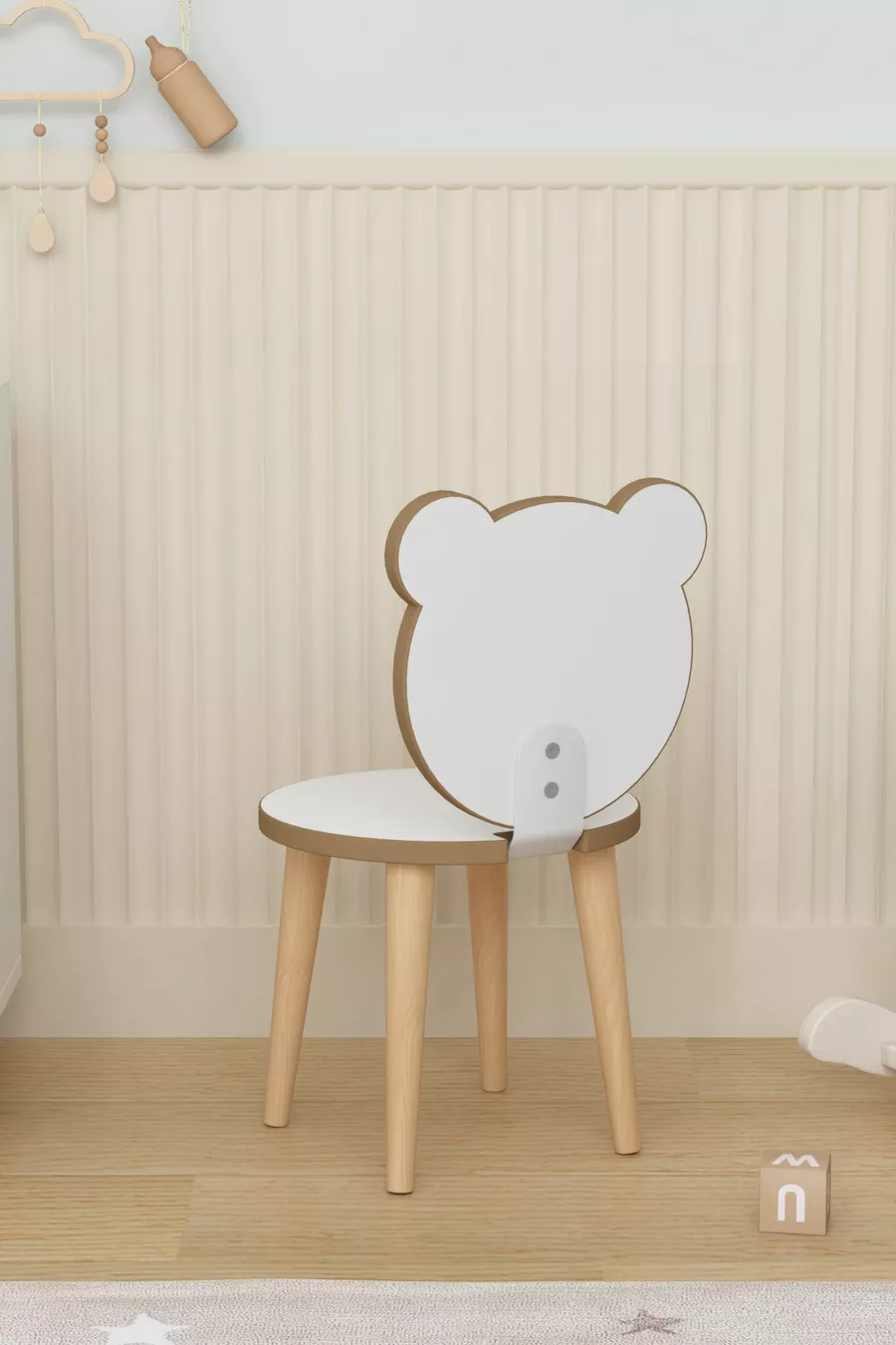 Paper Roll Activity Table Children's Study Desk Toy Cabinet