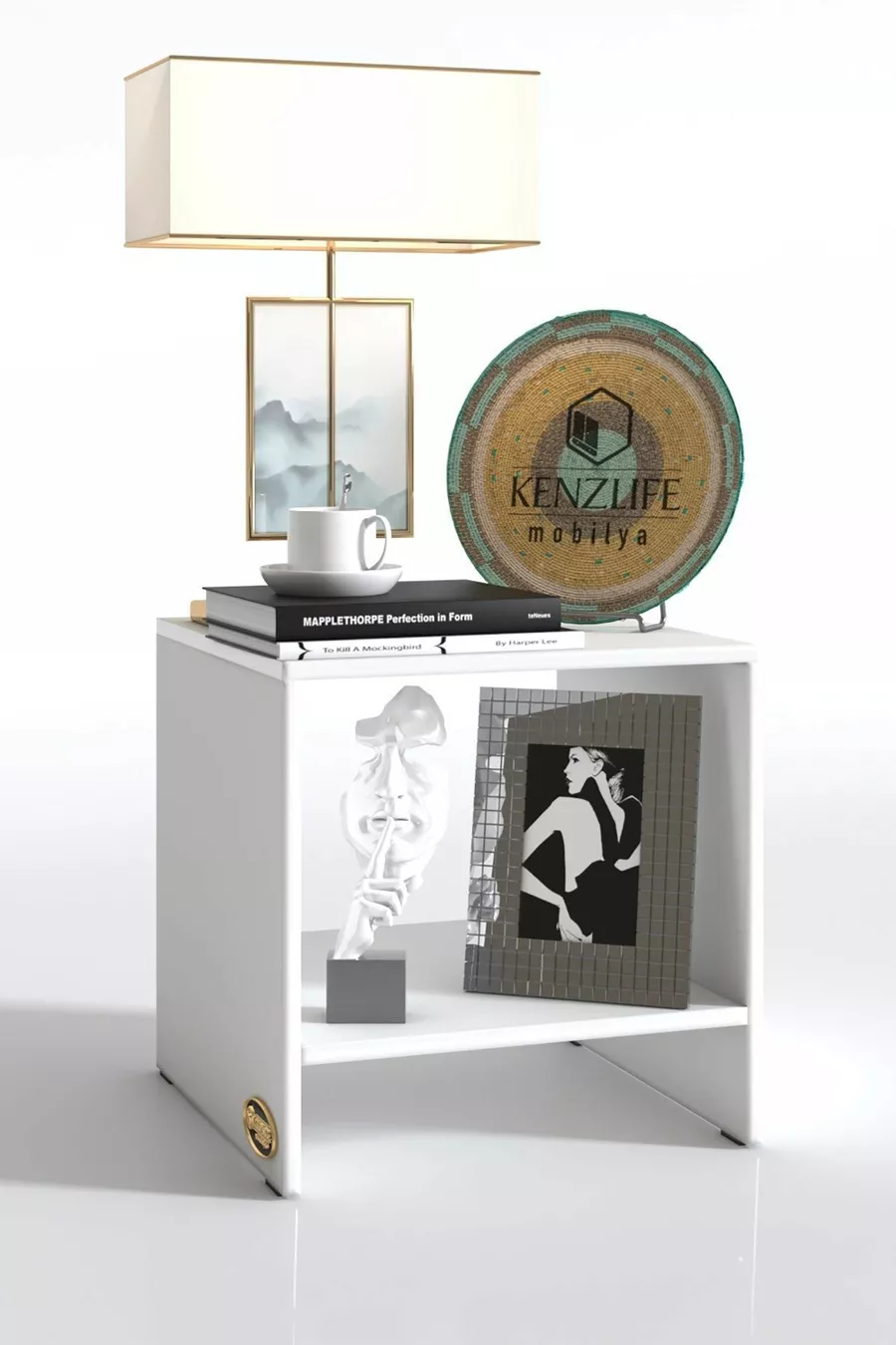 Table de chevet Vincenzo Byz Table de chevet ** Table gigogne moyenne petite taille (Mng)