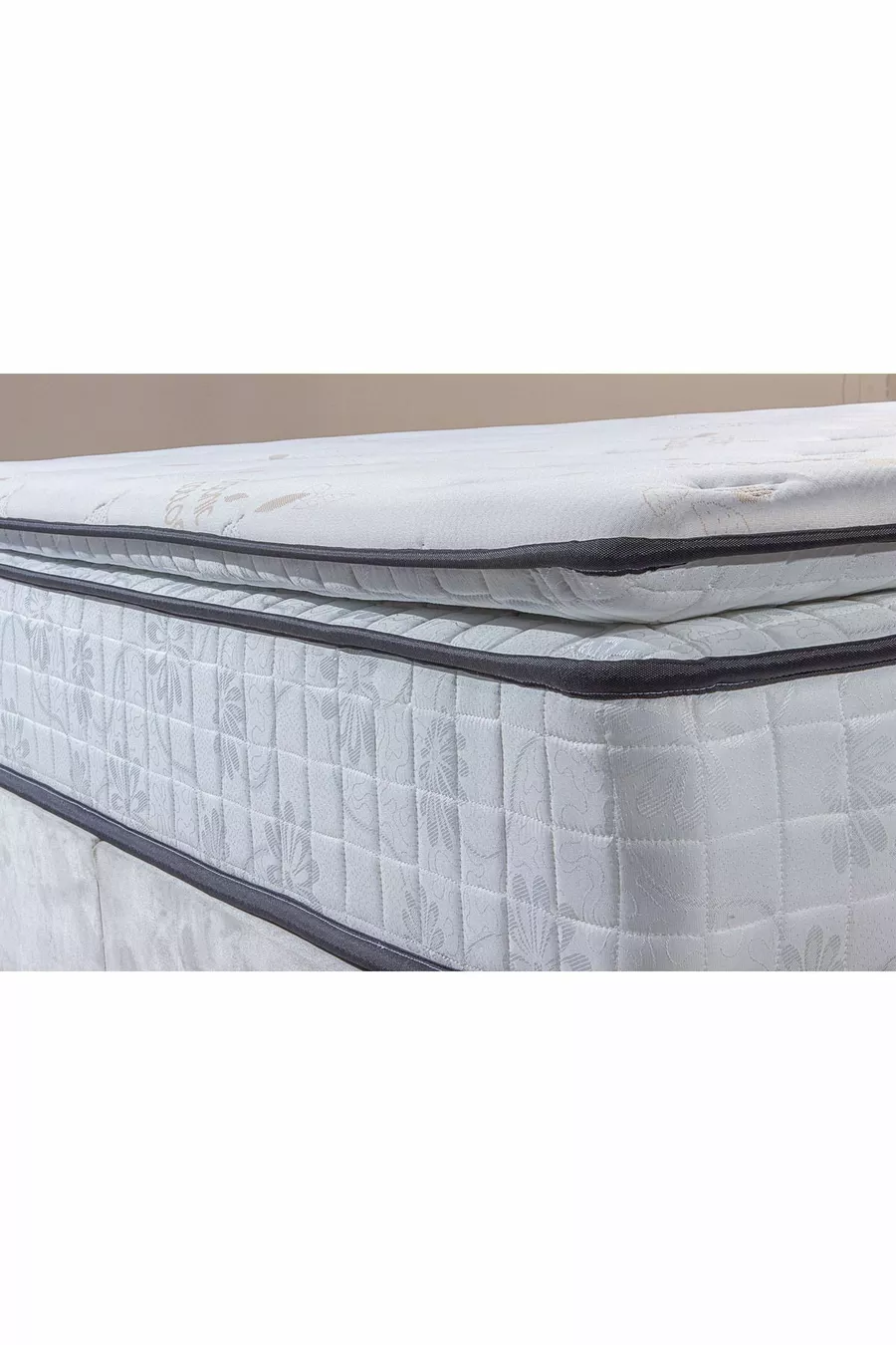 Matelas à ressorts ensachés ergonomique et entièrement orthopédique en bambou