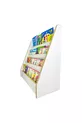 Bibliothèque Melis à 4 étagères - Bibliothèque Montessori - Étagère pour chambre d'enfant - Bibliothèque au sol