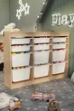 Шкаф с корзиной Многофункциональный шкаф Шкаф для игрушек Лара Сапфир Дуб