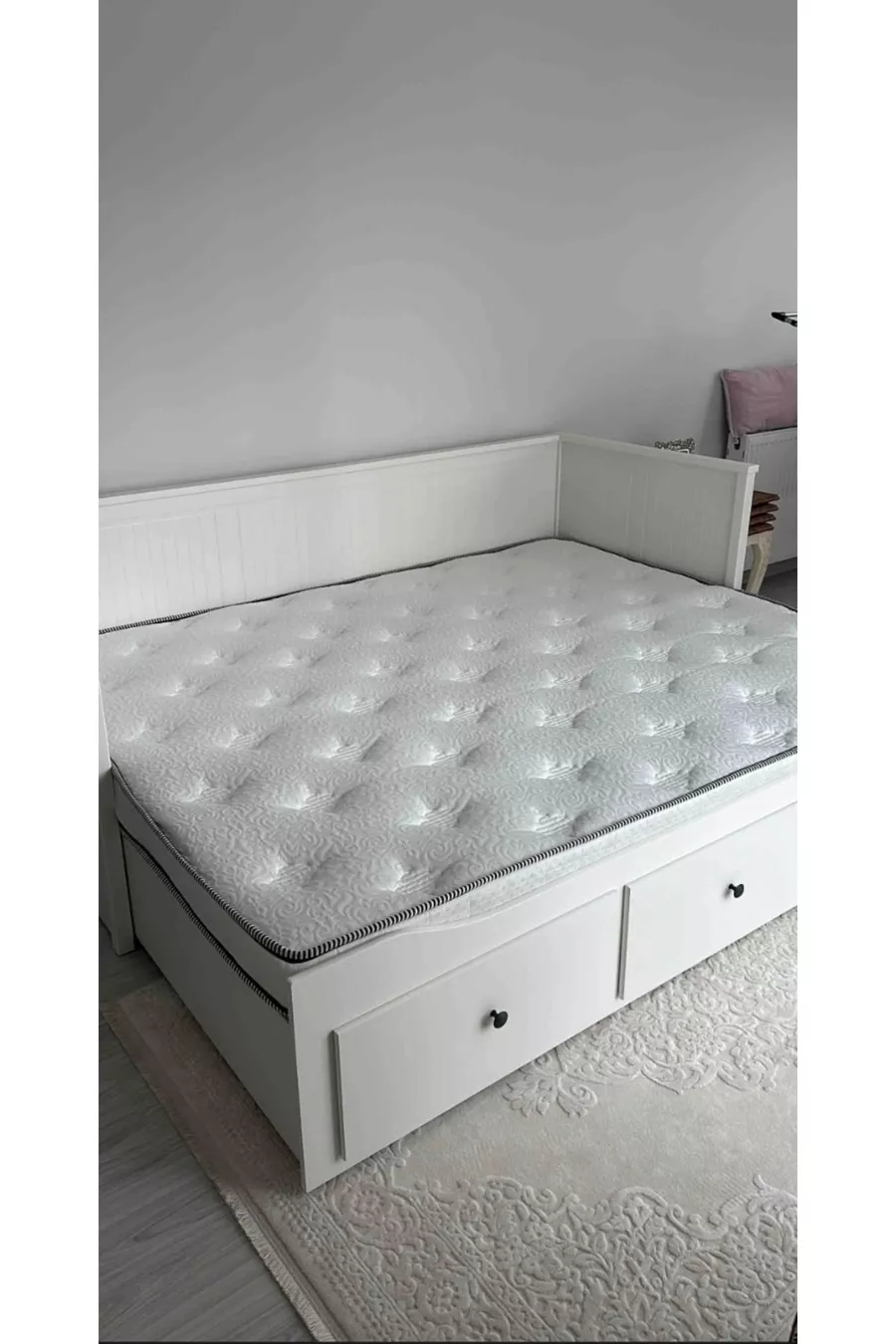 Cm Flekke, Hemnes, совместимая с диваном IKEA складная губчатая кровать в разложенном виде Cm