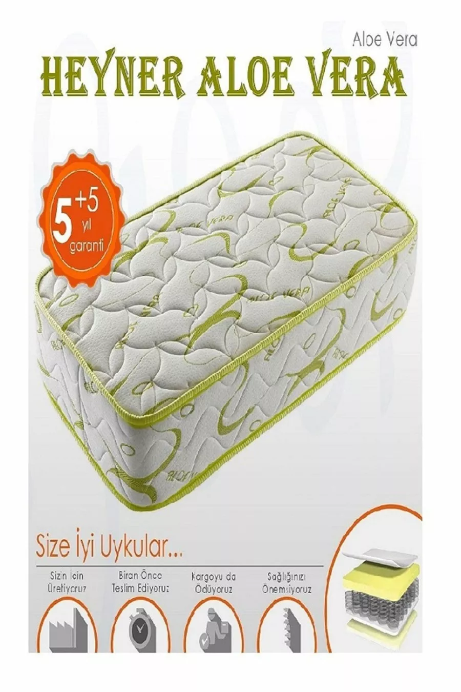 Aloe Vera Stoff Orthopädisches Federbett Lux Soft Orthopädisches Federbett  Cm Federbett