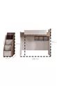 Etagenbett, Milano Jugendzimmer Set mit Schreibtisch und Schrank, Modernes Etagenbett + Dreitüriger Moderner Schrank