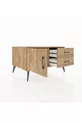 Kronos Dressoir Met Eén Plank, 2 Laden En 1 Deur, Dennen-Dennen
