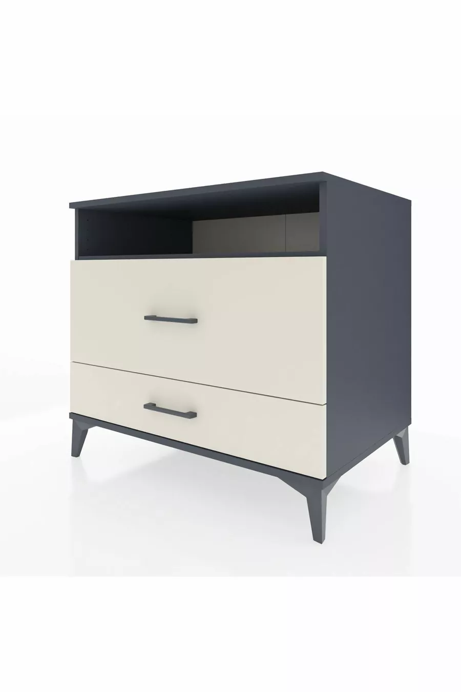 Kronos Dressoir Enkel Plank 2 Laden Antraciet-Leisteen