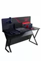 Jugendzimmer mit Gamer-LED - 2-türiger Schrank, Bett, Nachttisch, Kommode, Schreibtisch
