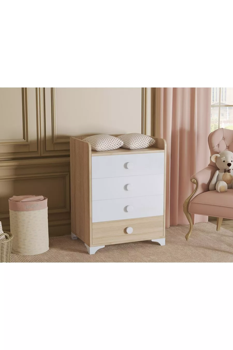 Commode Swing à 4 tiroirs