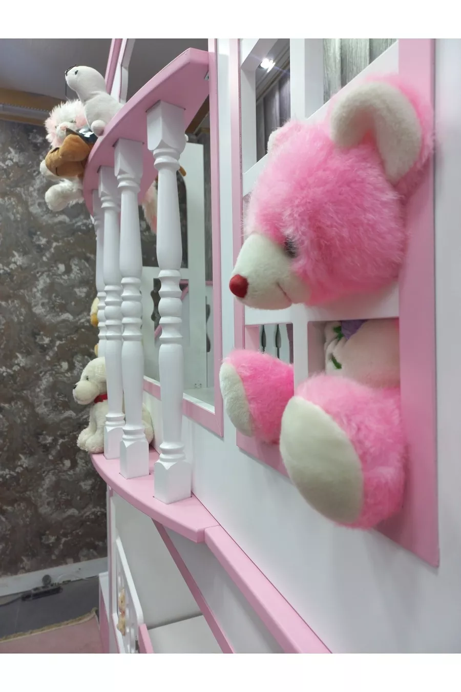 Princess Bunk Bed with Balcony