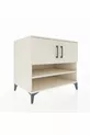 Commode Kronos 3 étagères 2 portes Pierre de lune-Pierres de lune