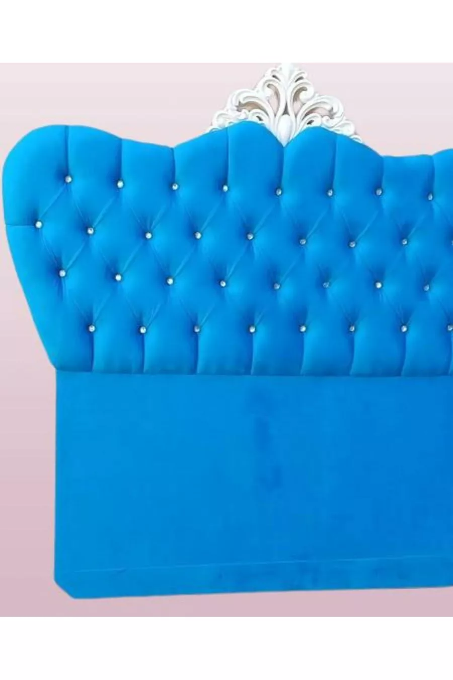 Titel DK Tweepersoons Avangard Turquoise Baby Face Stof Volledige Quilt