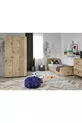 Ensemble de Chambre d'Enfant Soft Chêne - Lit, Armoire à 3 Portes, Commode à 3 Tiroirs, Tout en MDF