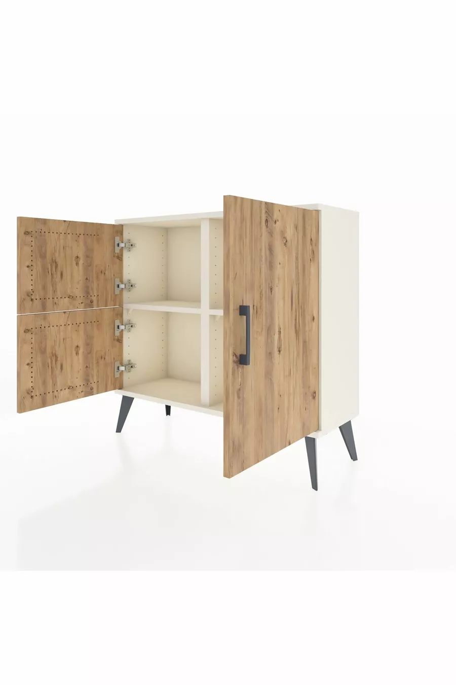Arges Dressoir 2 Planken 3 Deuren Maansteen-Hout/Maansteen