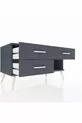 Hyperion Dresser 3 Drawers Anthracite-Anthracite