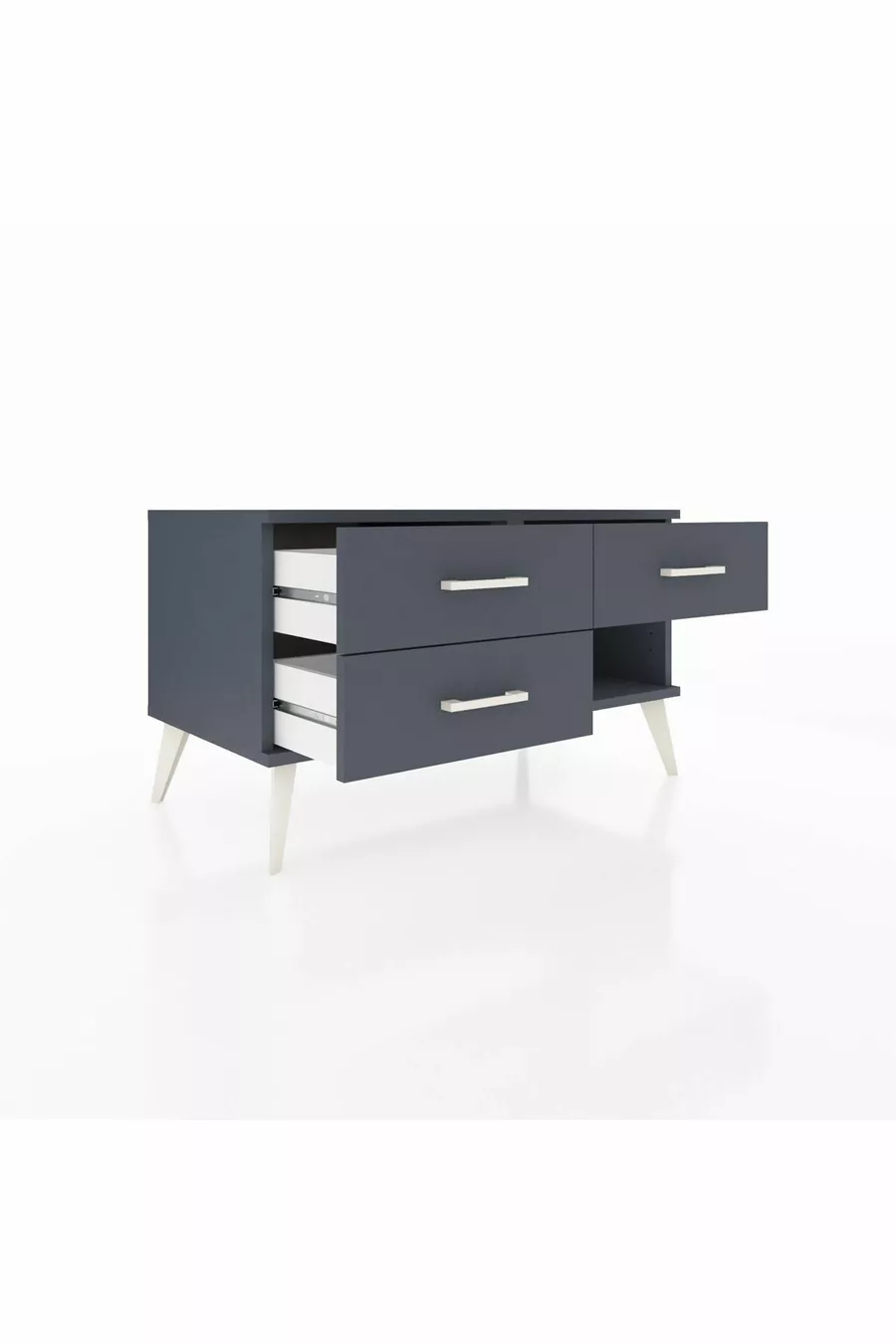 Hyperion Dresser 3 Drawers Anthracite-Anthracite