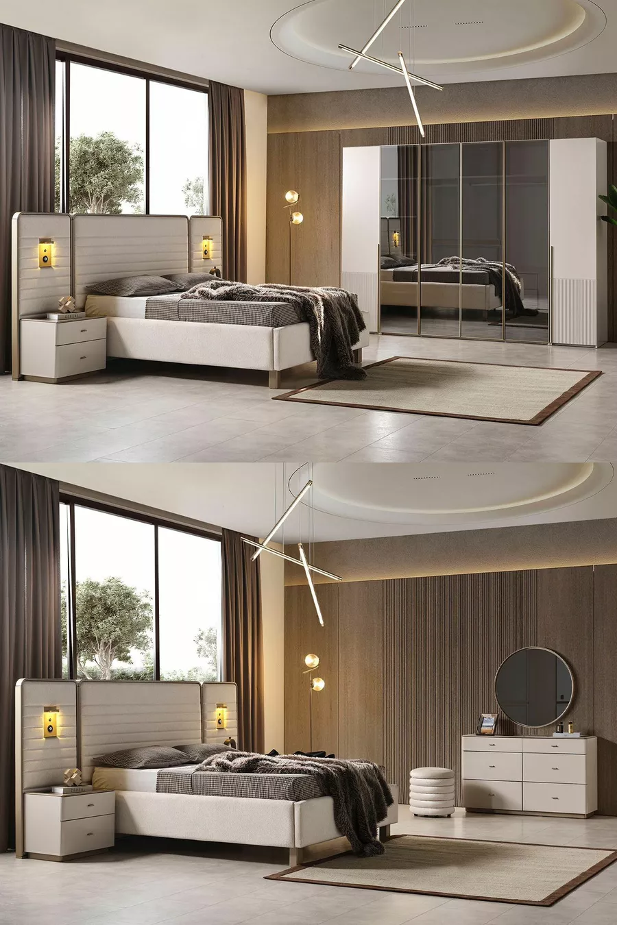 Ensemble de chambre à coucher Oltu