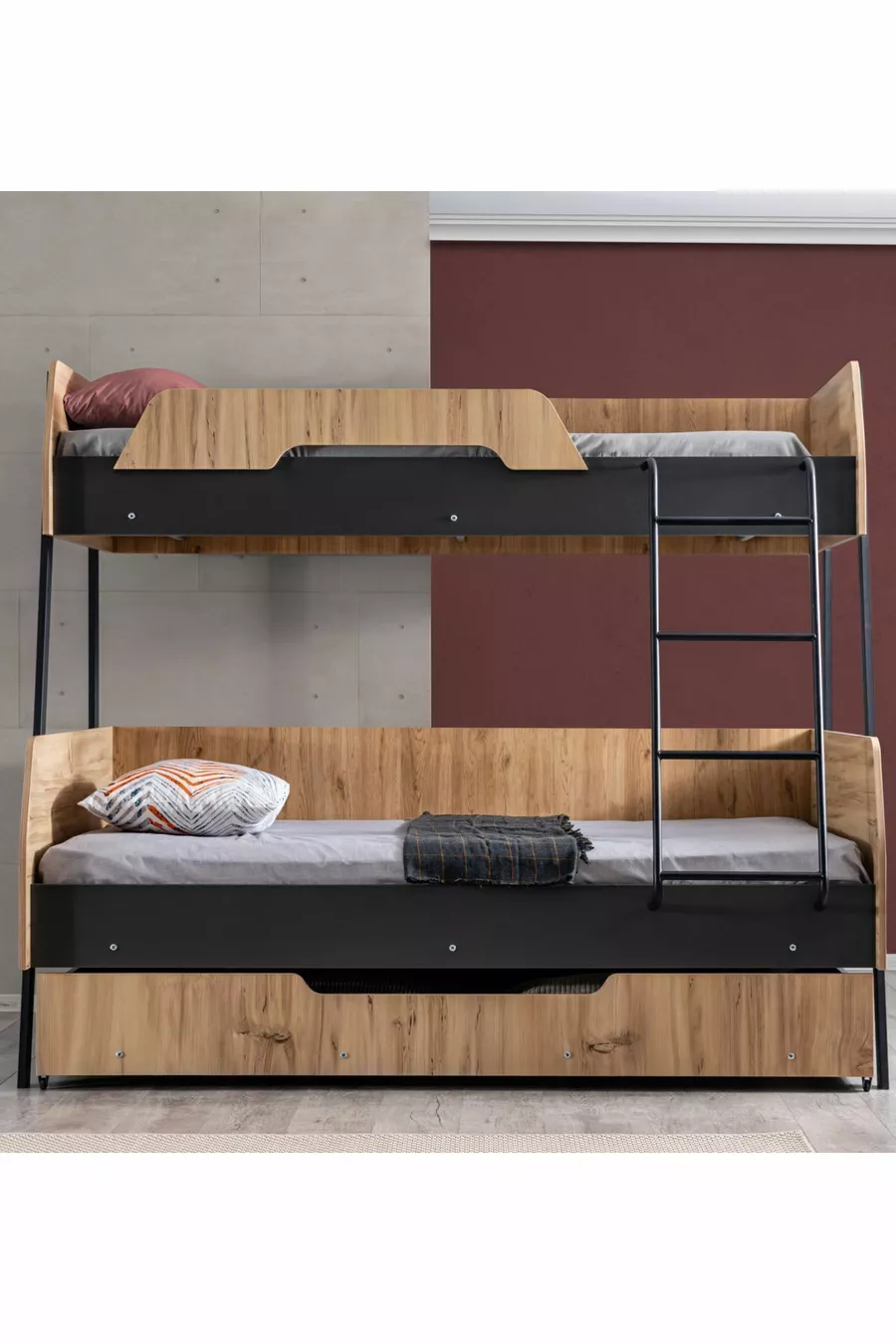 Bunk Bed, Alba Bunk Bed with Child Bed,  cm -  cm